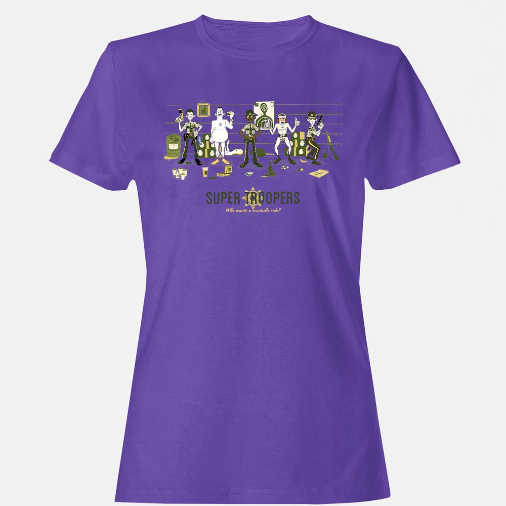 Women's T-Shirt - 3D8UY2FF - Purple - 12