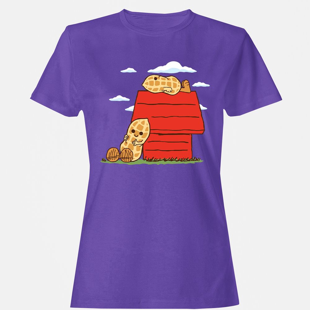 Women's T-Shirt - XEQ71A1K - Purple - 12