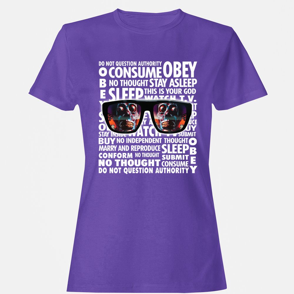 Women's T-Shirt - WDP5MYQ8 - Purple - 12