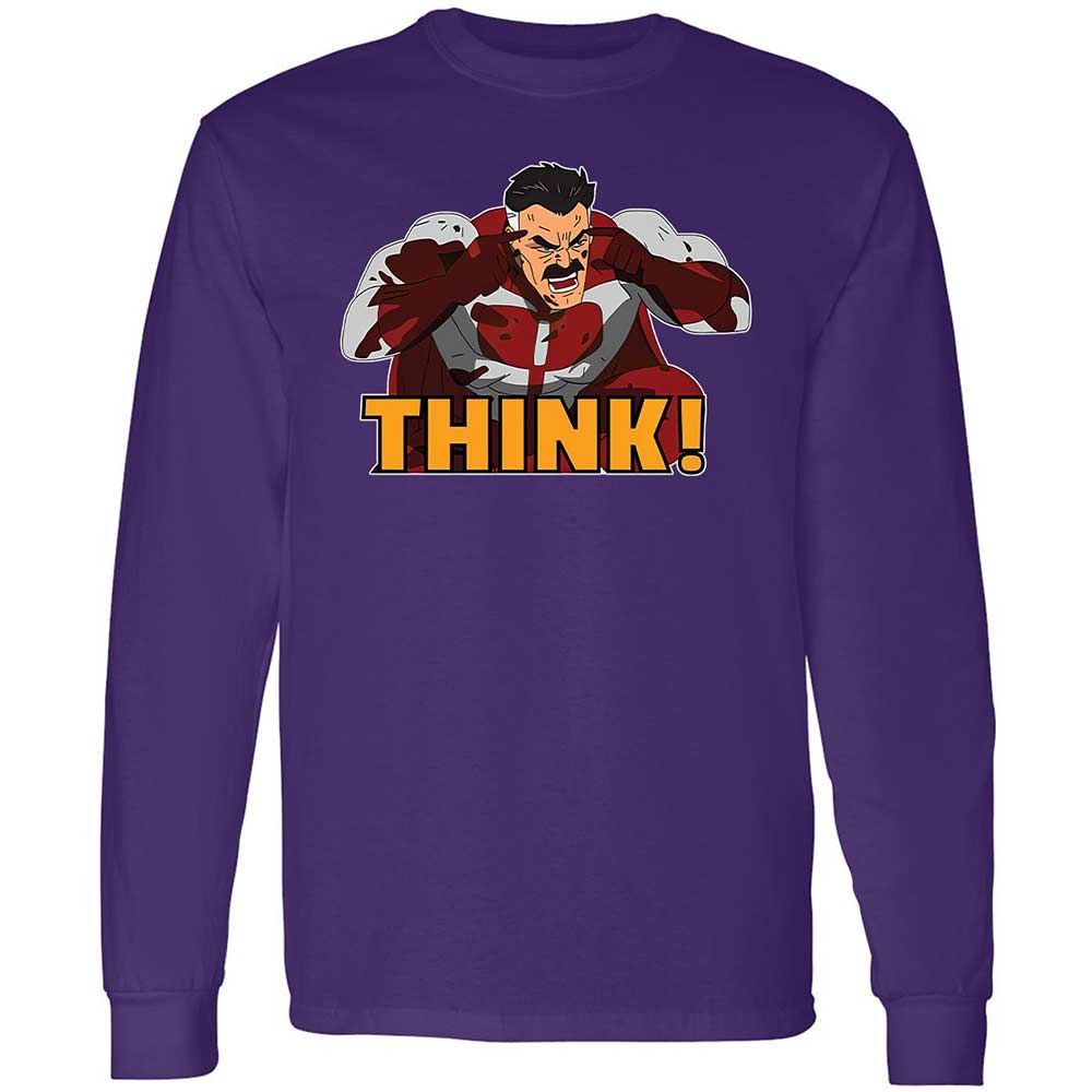 Long Sleeve T-Shirt - LC6DDVZ9 - Purple - 12