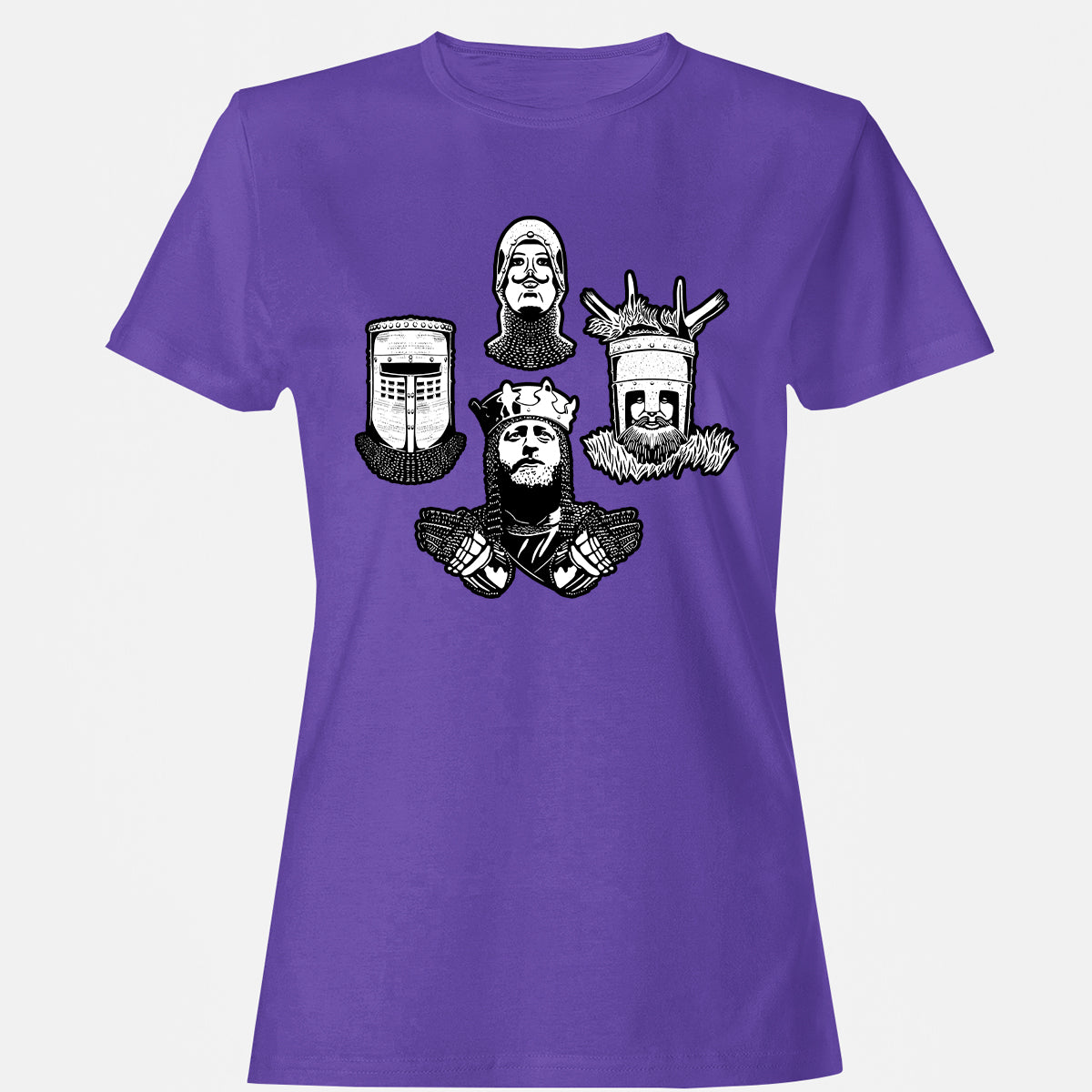 Women's T-Shirt - 3XQG2XF7 - Purple - 12