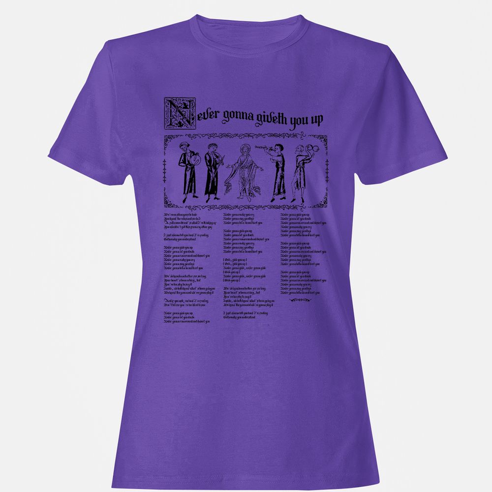 Women's T-Shirt - B94M3EBB - Purple - 12