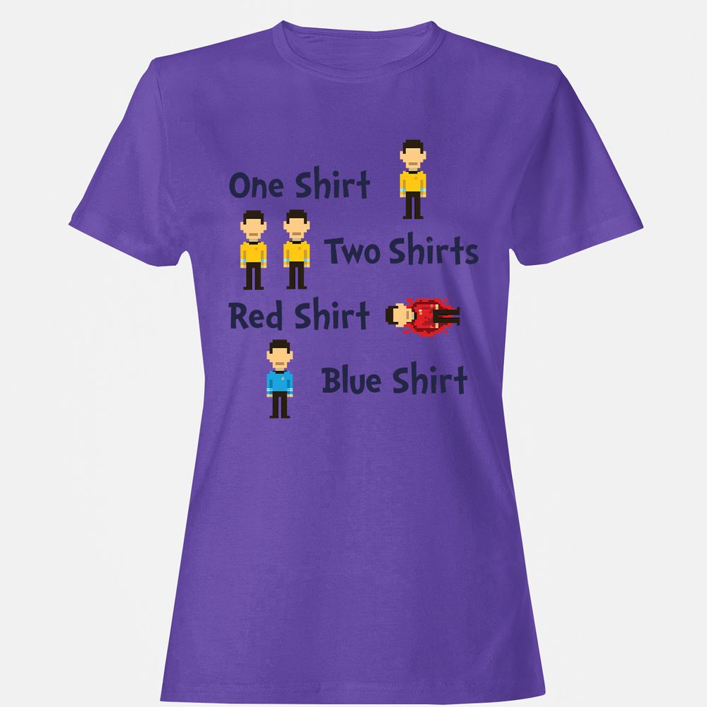 Red Shirt, Blue Shirt - Purple - 12