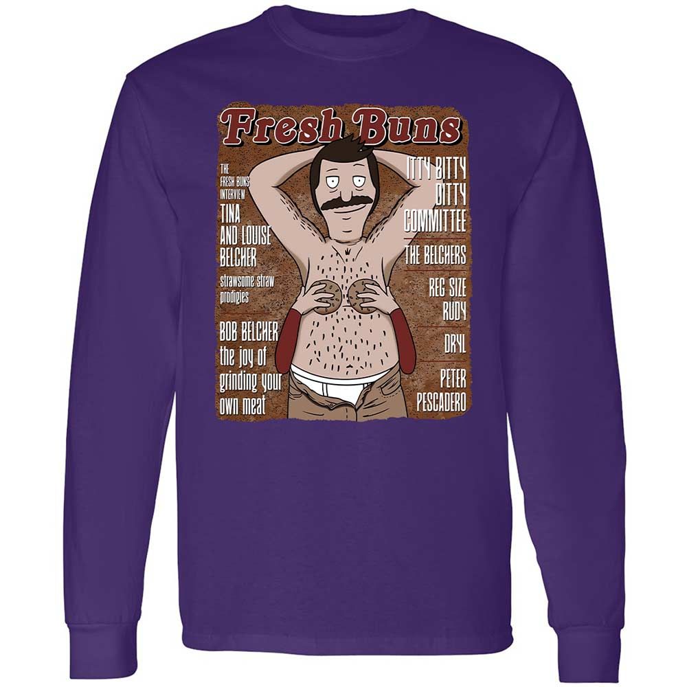 Long Sleeve T-Shirt - E3AEK37S - Purple - 12