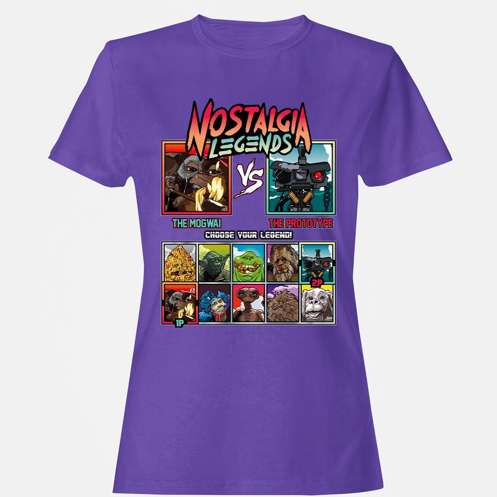 Women's T-Shirt - V3GQMPZ9 - Purple - 12