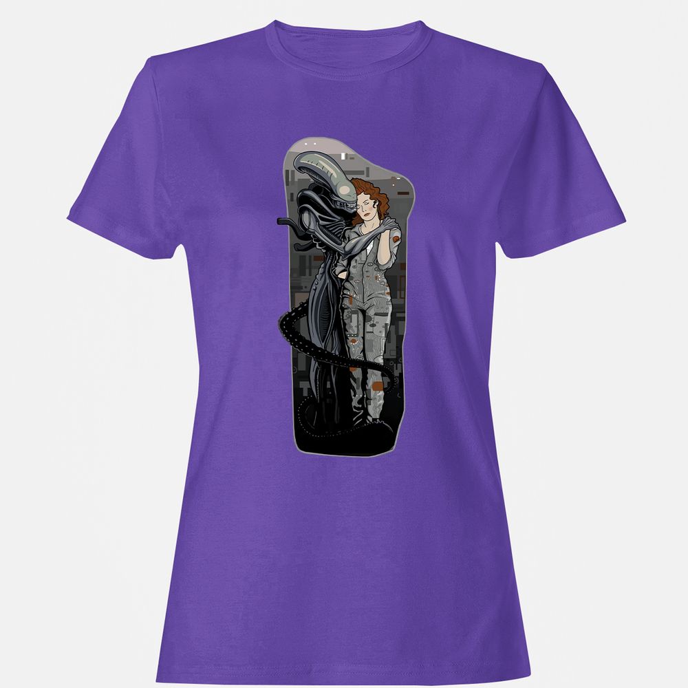 Women's T-Shirt - E9KK14VC - Purple - 12