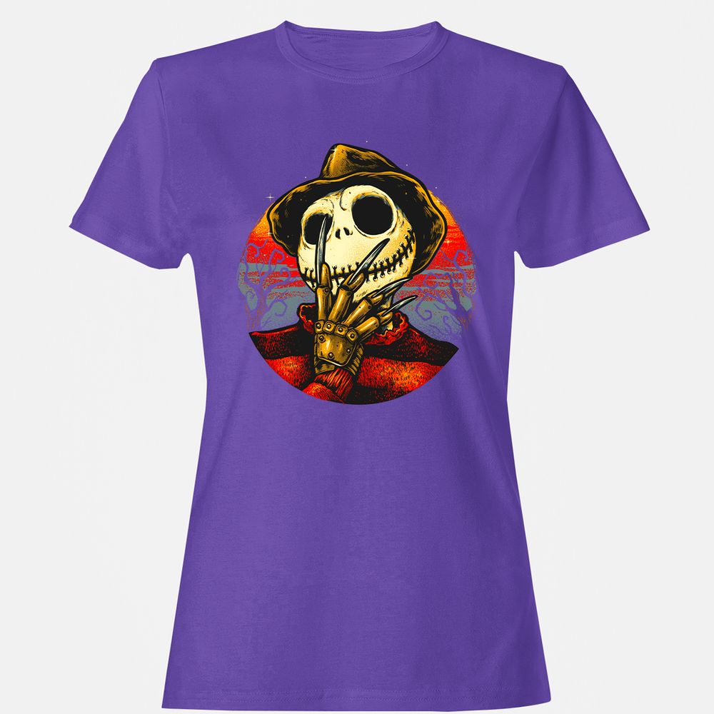 Women's T-Shirt - ELXVZQDB - Purple - 12