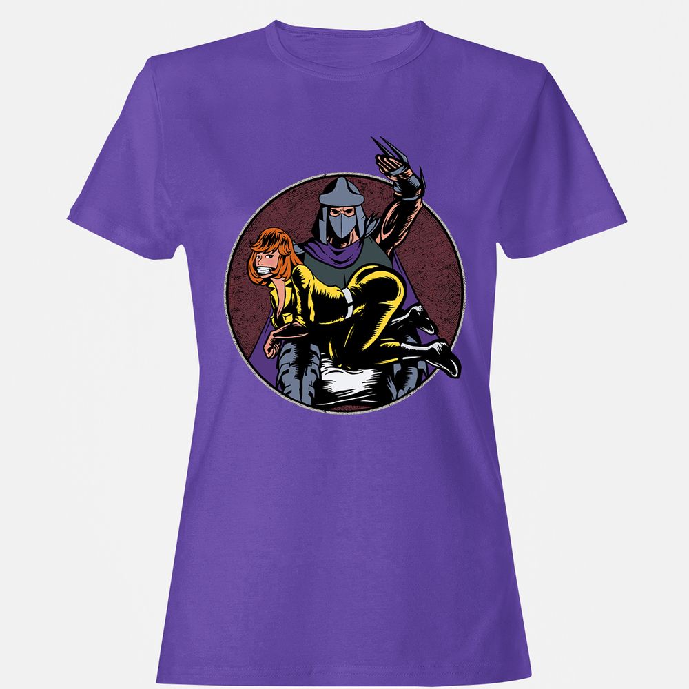 Women's T-Shirt - QZ6C8ENR - Purple - 12