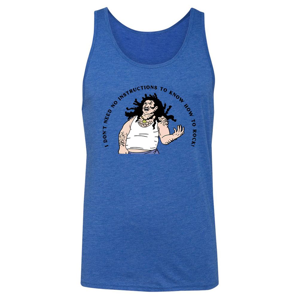 Unisex Jersey Tank - EUPPV88Y - True Royal Triblend - 12