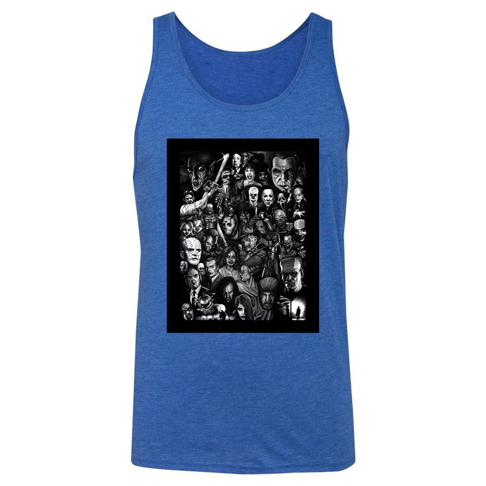 Unisex Jersey Tank - 1LYGW52H - True Royal Triblend - 12