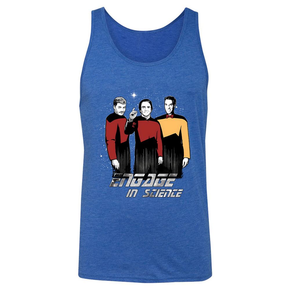 Unisex Jersey Tank - TW3D2JSH - True Royal Triblend - 12
