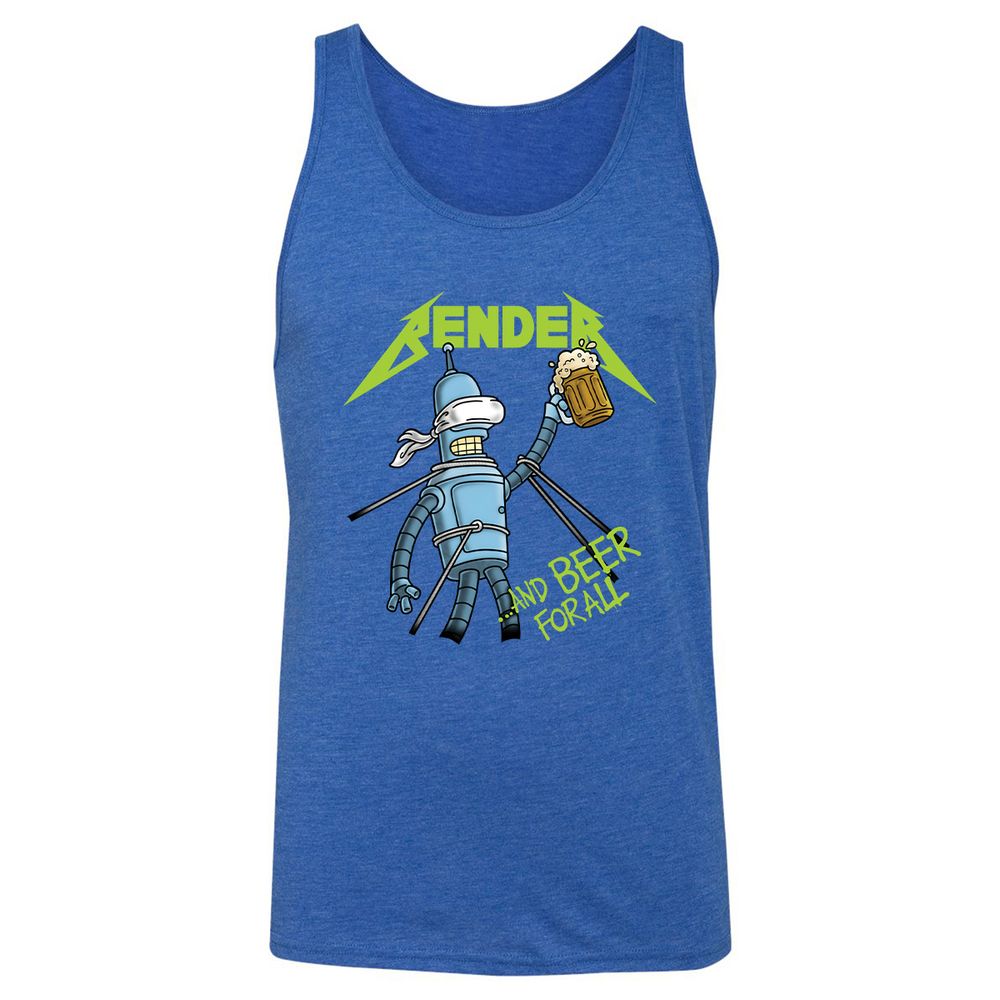 Unisex Jersey Tank - 8VDYQJNN - True Royal Triblend - 12