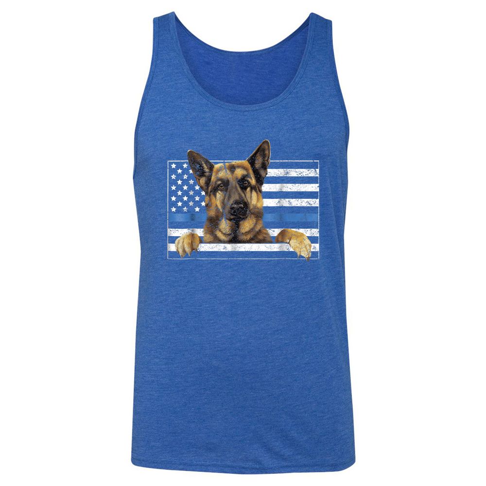 Unisex Jersey Tank - L9W83ELP - True Royal Triblend - 12