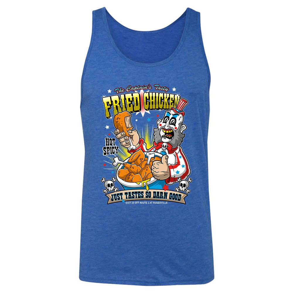 Unisex Jersey Tank - ZCJ6T33A - True Royal Triblend - 12