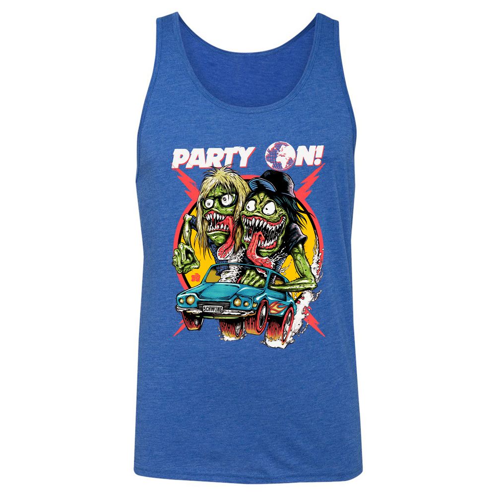 Unisex Jersey Tank - Q85M6Q47 - True Royal Triblend - 12