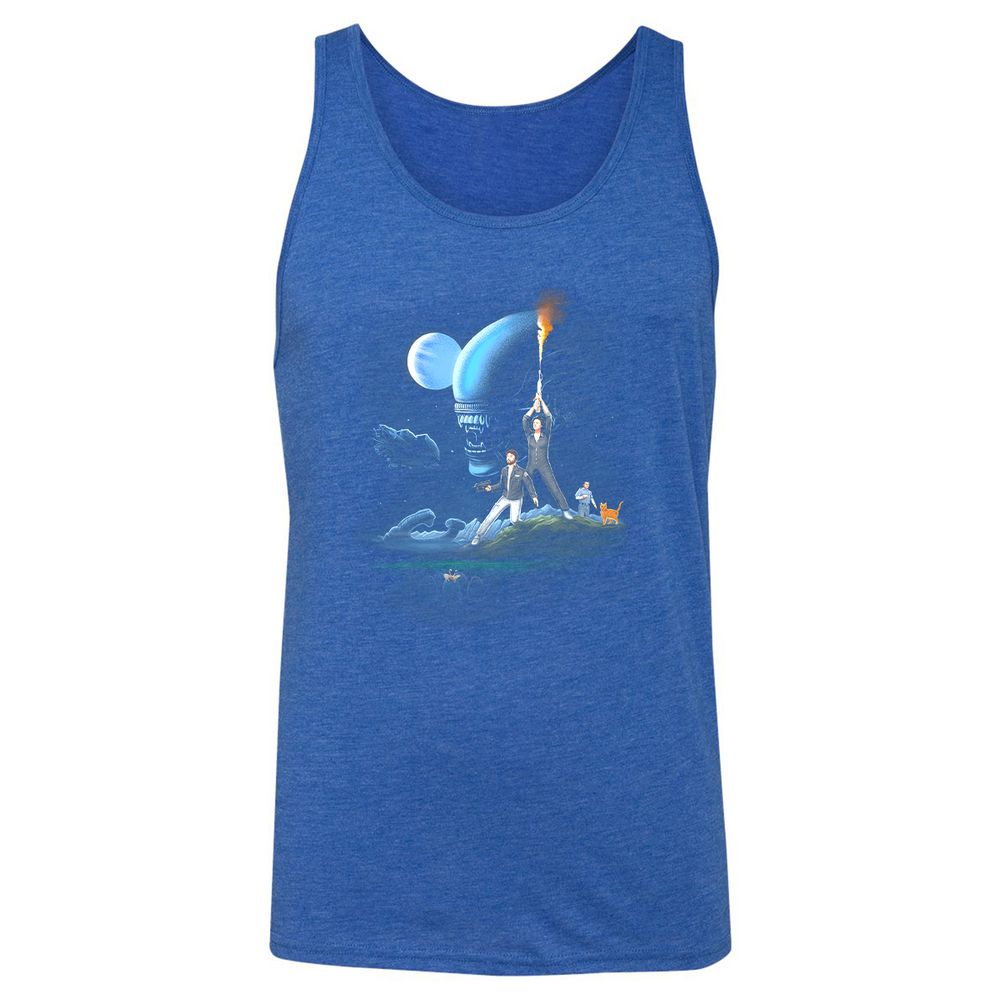 Unisex Jersey Tank - 3CA7MP8K - True Royal Triblend - 12