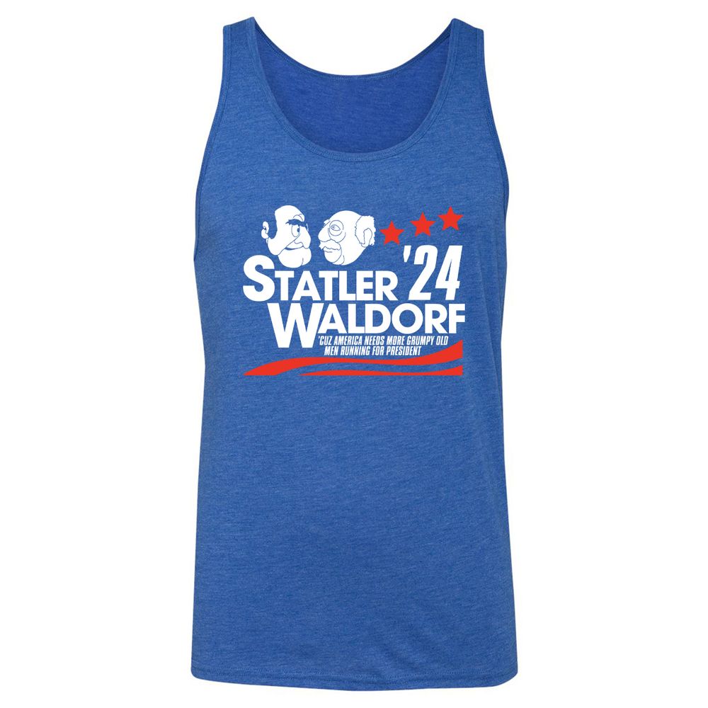 Unisex Jersey Tank - F1JNT68N - True Royal Triblend - 12