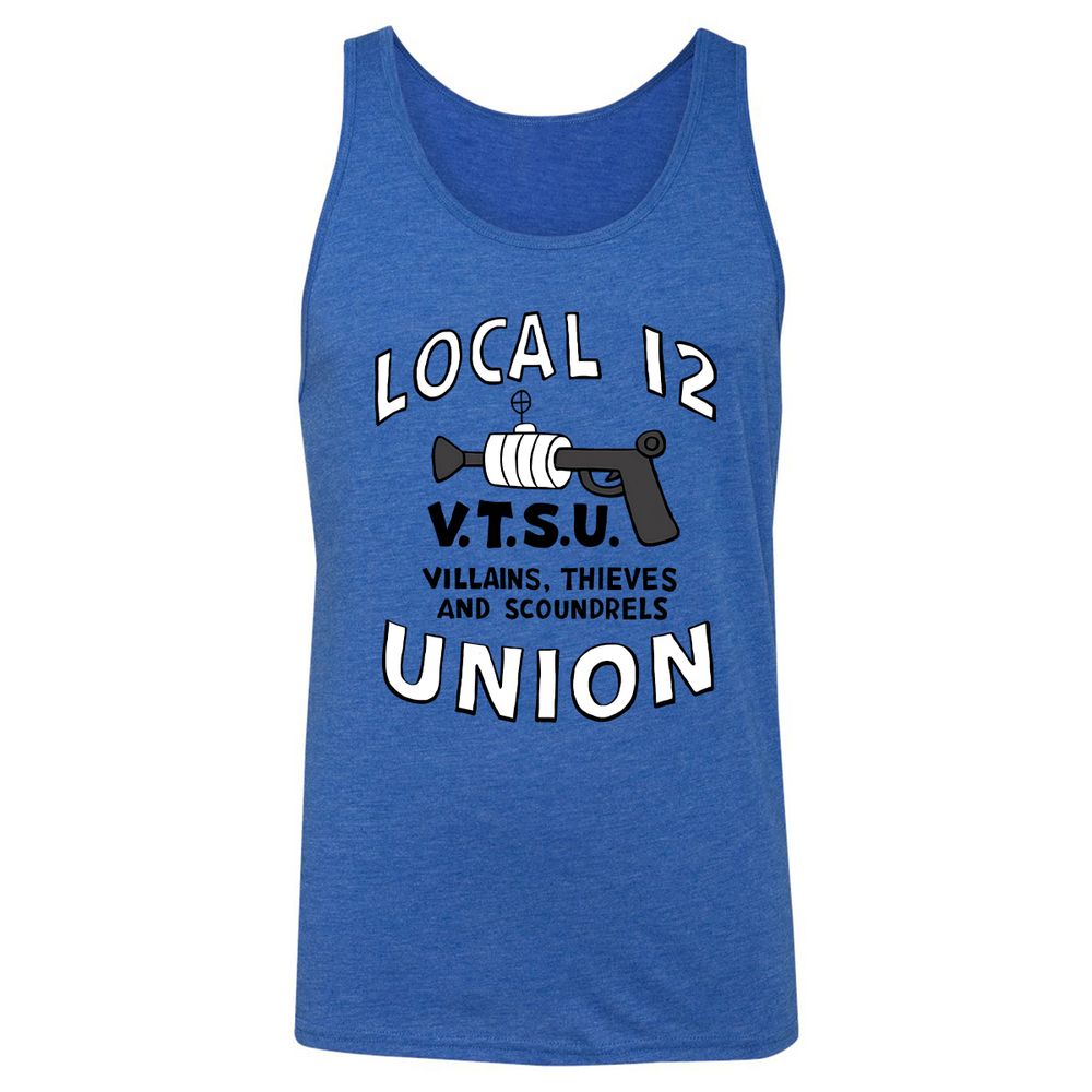 Unisex Jersey Tank - FETANWTV - True Royal Triblend - 12