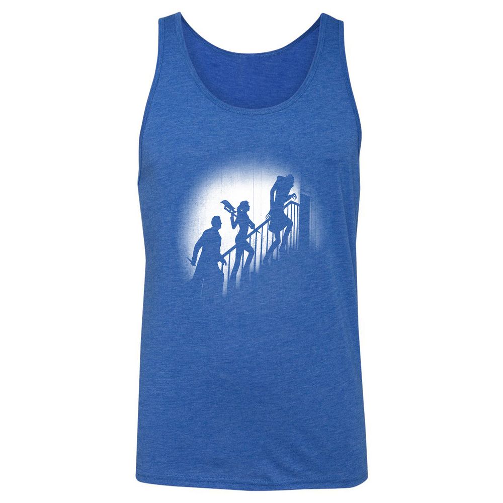 Unisex Jersey Tank - JLVQ57MT - True Royal Triblend - 12