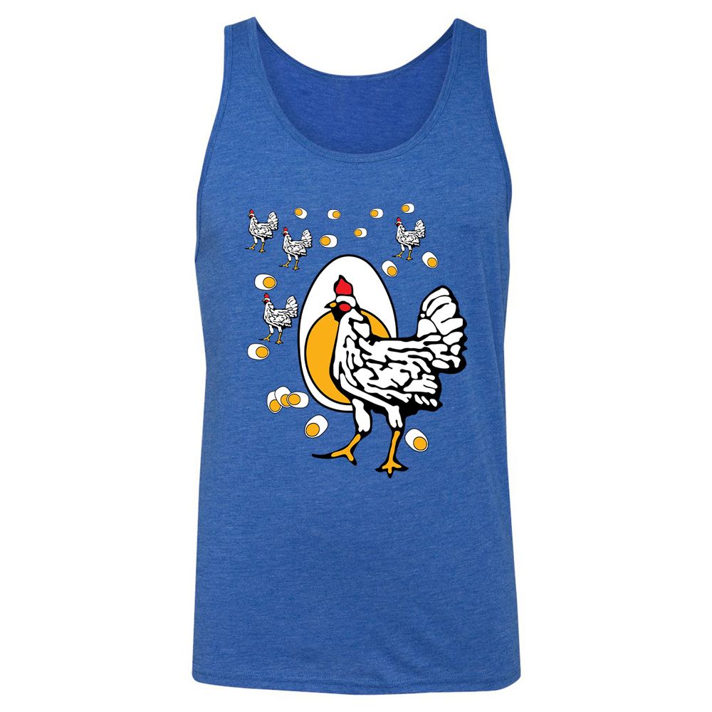 Unisex Jersey Tank - ABJSXZLJ - True Royal Triblend - 12