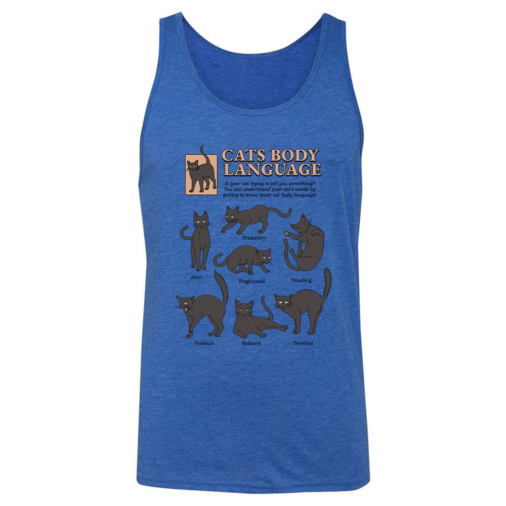 Unisex Jersey Tank - MZ6F74KZ - True Royal Triblend - 12