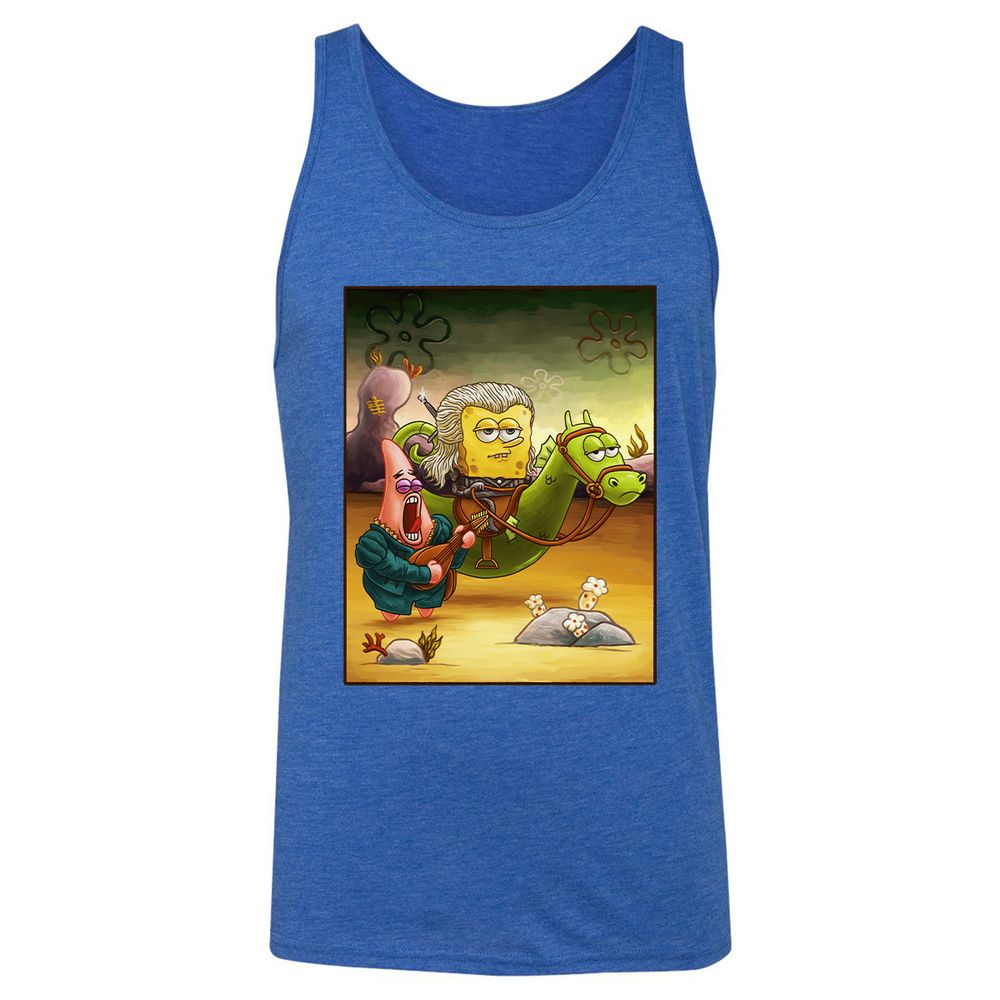 Unisex Jersey Tank - 521NCSMR - True Royal Triblend - 12