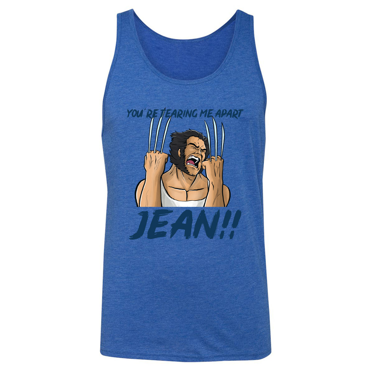 Unisex Jersey Tank - LBTP1PWS - True Royal Triblend - 12