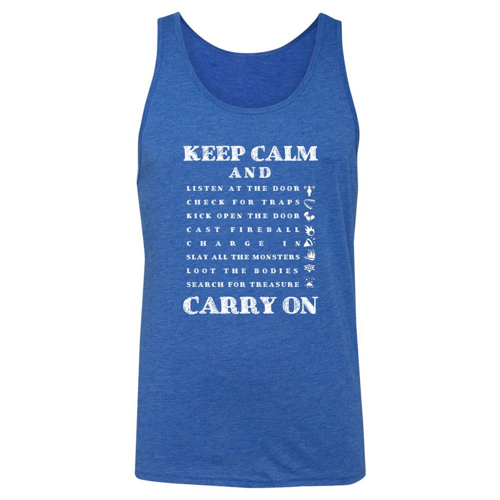 Unisex Jersey Tank - 9V2XA8RL - True Royal Triblend - 12