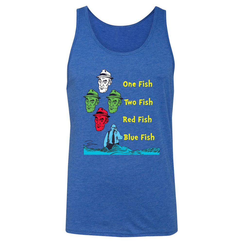 Unisex Jersey Tank - X1R8QCFB - True Royal Triblend - 12