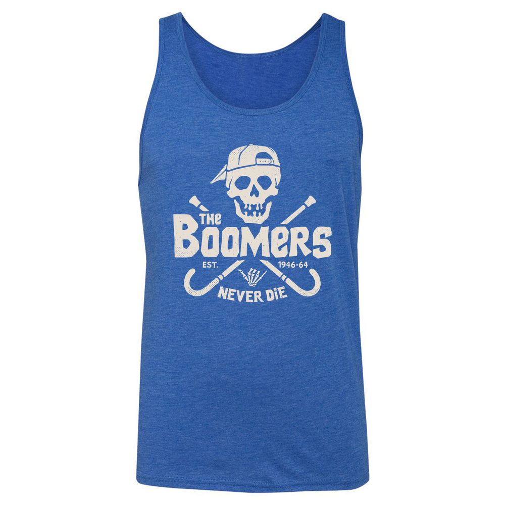 Unisex Jersey Tank - 69H5TUPT - True Royal Triblend - 12