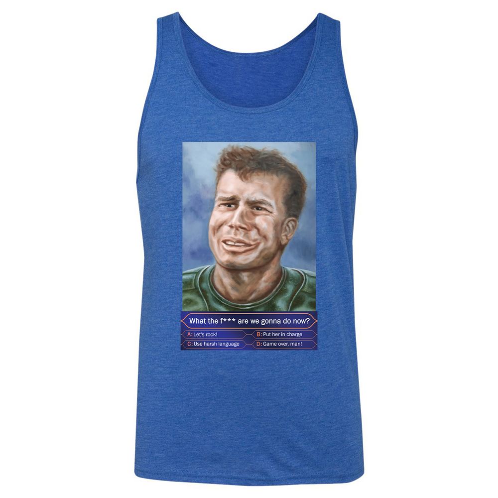 Unisex Jersey Tank - AUTAJ4MM - True Royal Triblend - 12