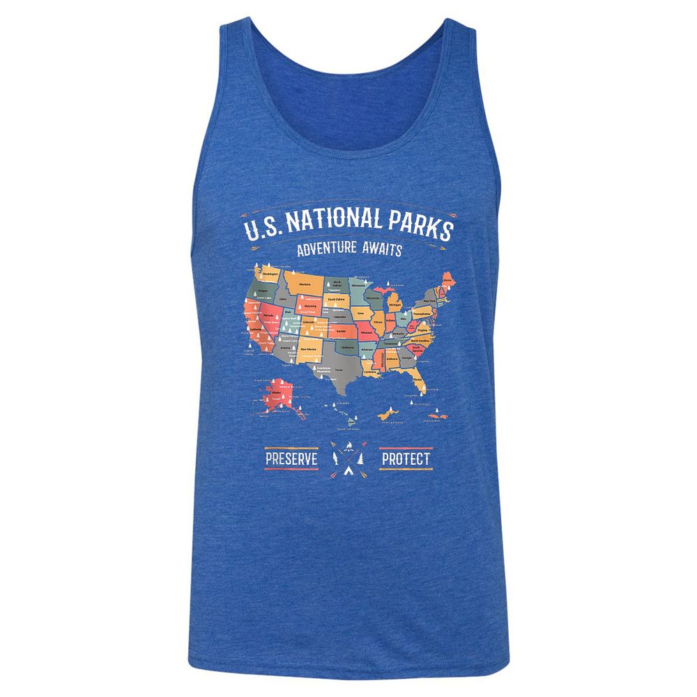 Unisex Jersey Tank - X9MUYREP - True Royal Triblend - 12