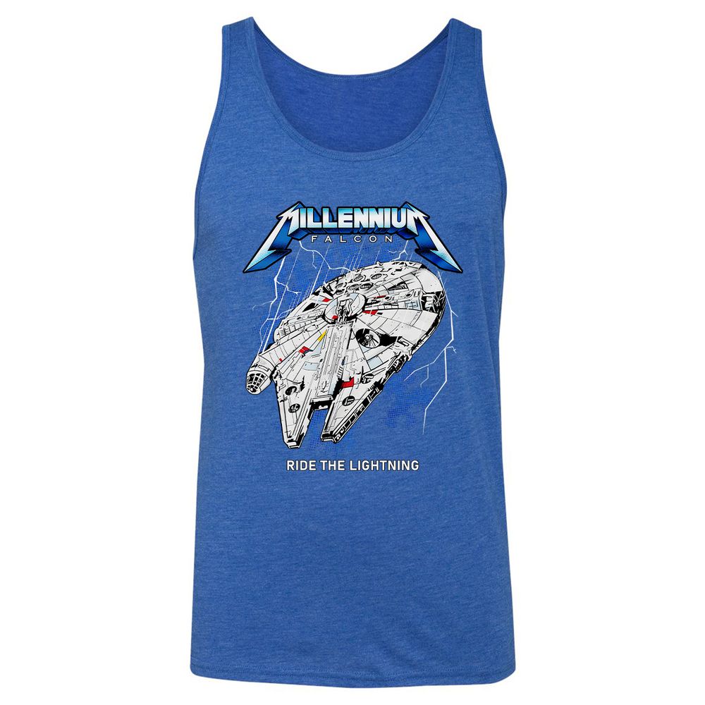 Unisex Jersey Tank - 83FNTNMX - True Royal Triblend - 12