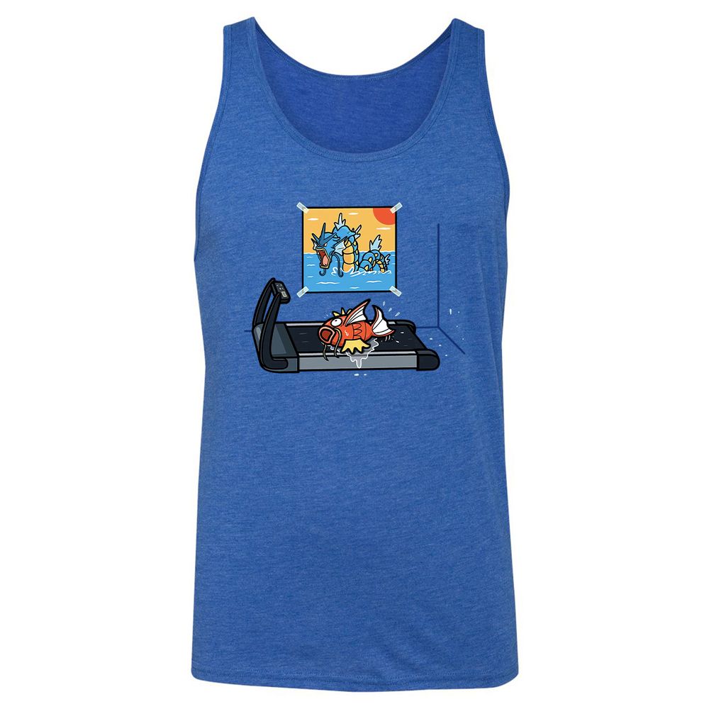 Unisex Jersey Tank - ZFU8K8GB - True Royal Triblend - 12