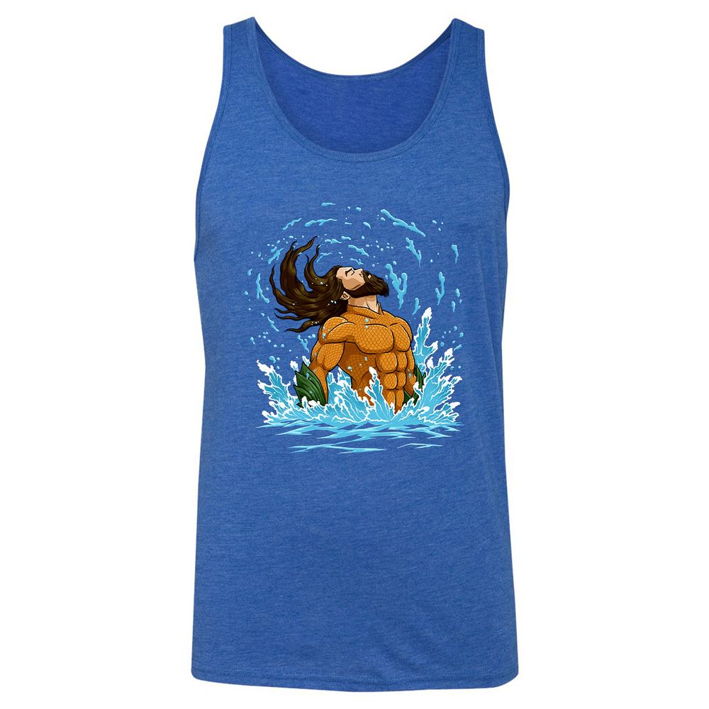 Unisex Jersey Tank - 11L29M5B - True Royal Triblend - 12