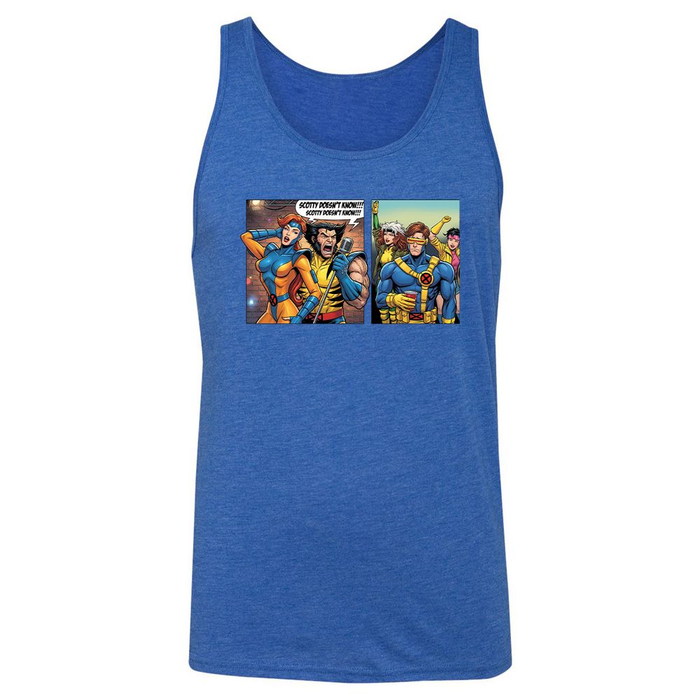 Unisex Jersey Tank - 83Q9LS5R - True Royal Triblend - 12