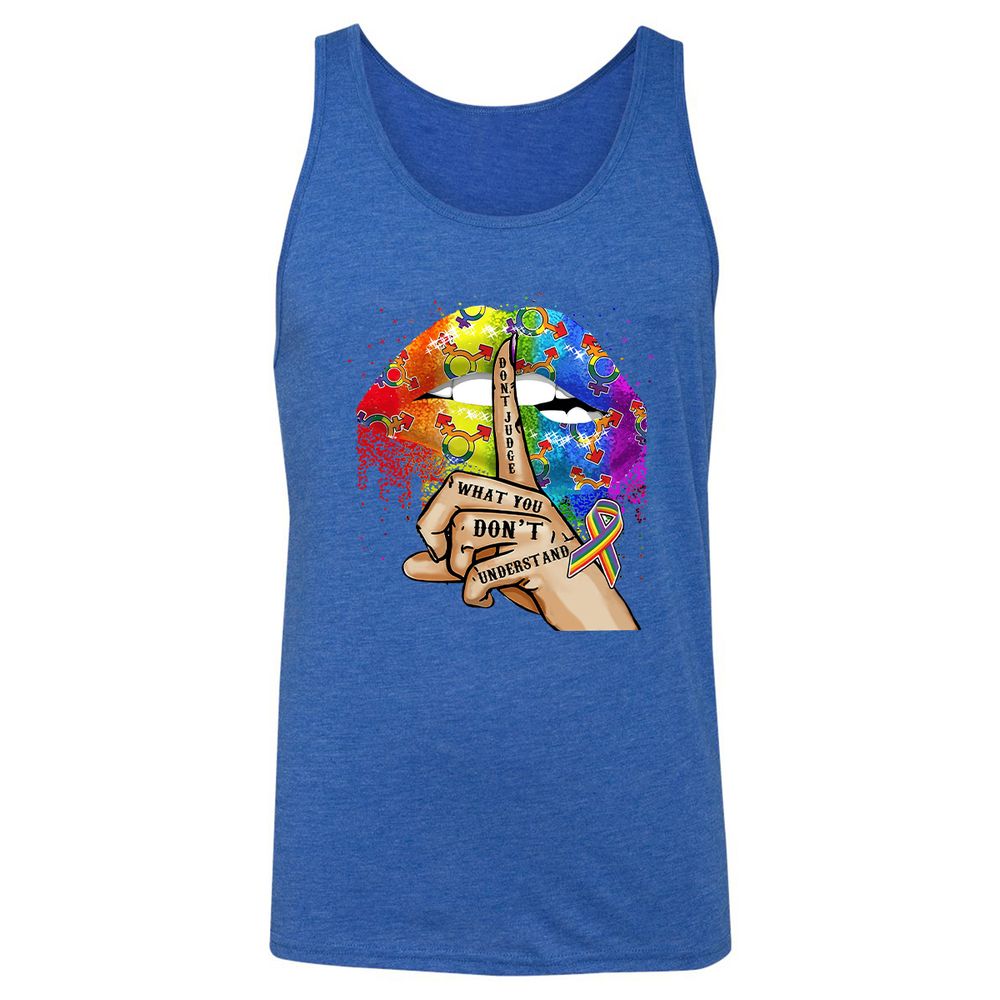 Unisex Jersey Tank - 6V3L7DPP - True Royal Triblend - 12