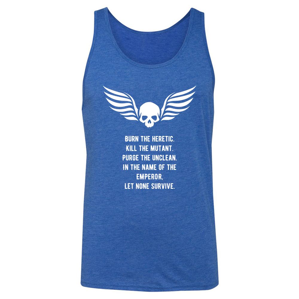 Unisex Jersey Tank - F9ZH43ZS - True Royal Triblend - 12