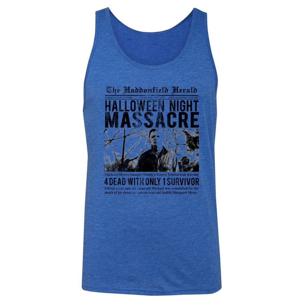 Unisex Jersey Tank - 23HCGKXQ - True Royal Triblend - 12