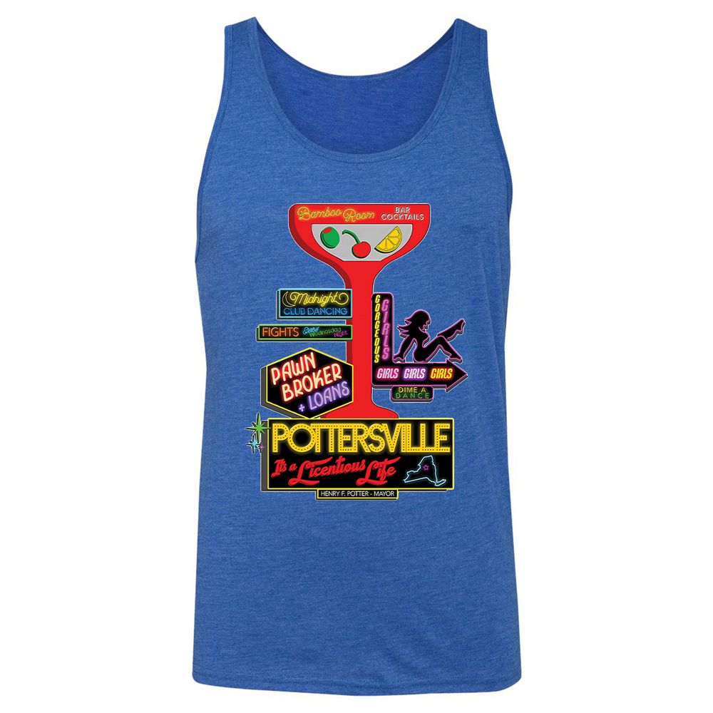 Unisex Jersey Tank - AHAQE46V - True Royal Triblend - 12