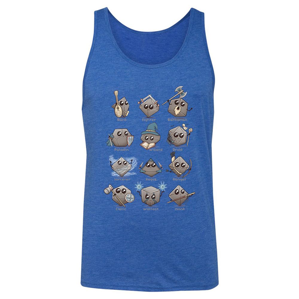 Unisex Jersey Tank - XG422SRC - True Royal Triblend - 12