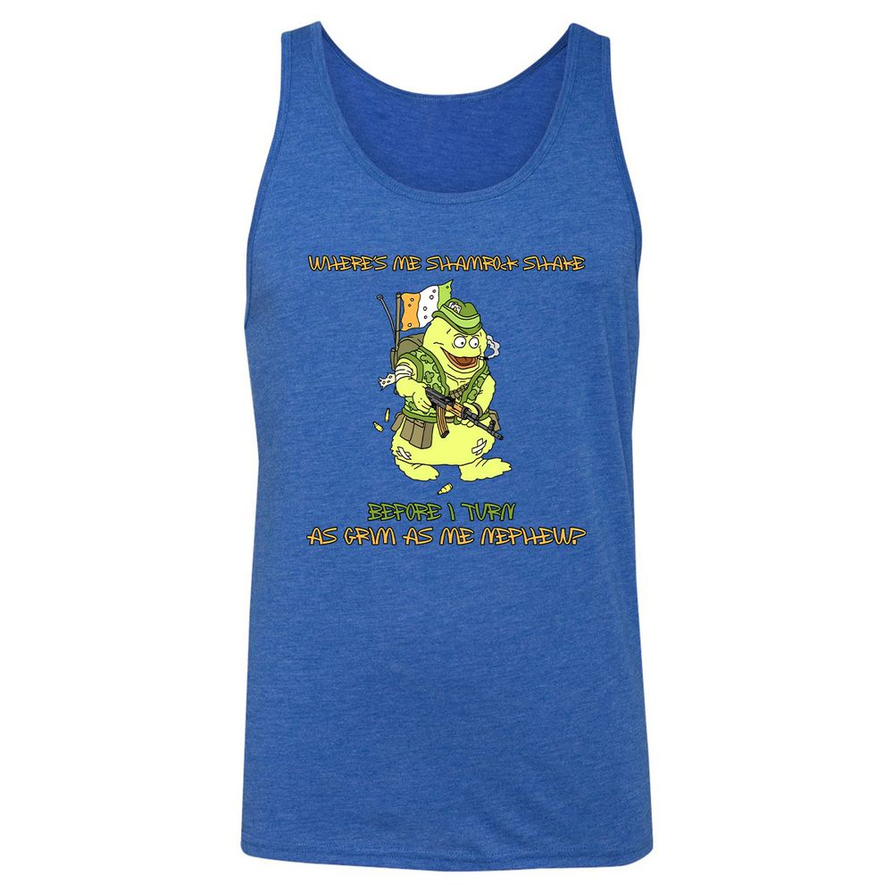 Unisex Jersey Tank - 2TX6LSWH - True Royal Triblend - 12