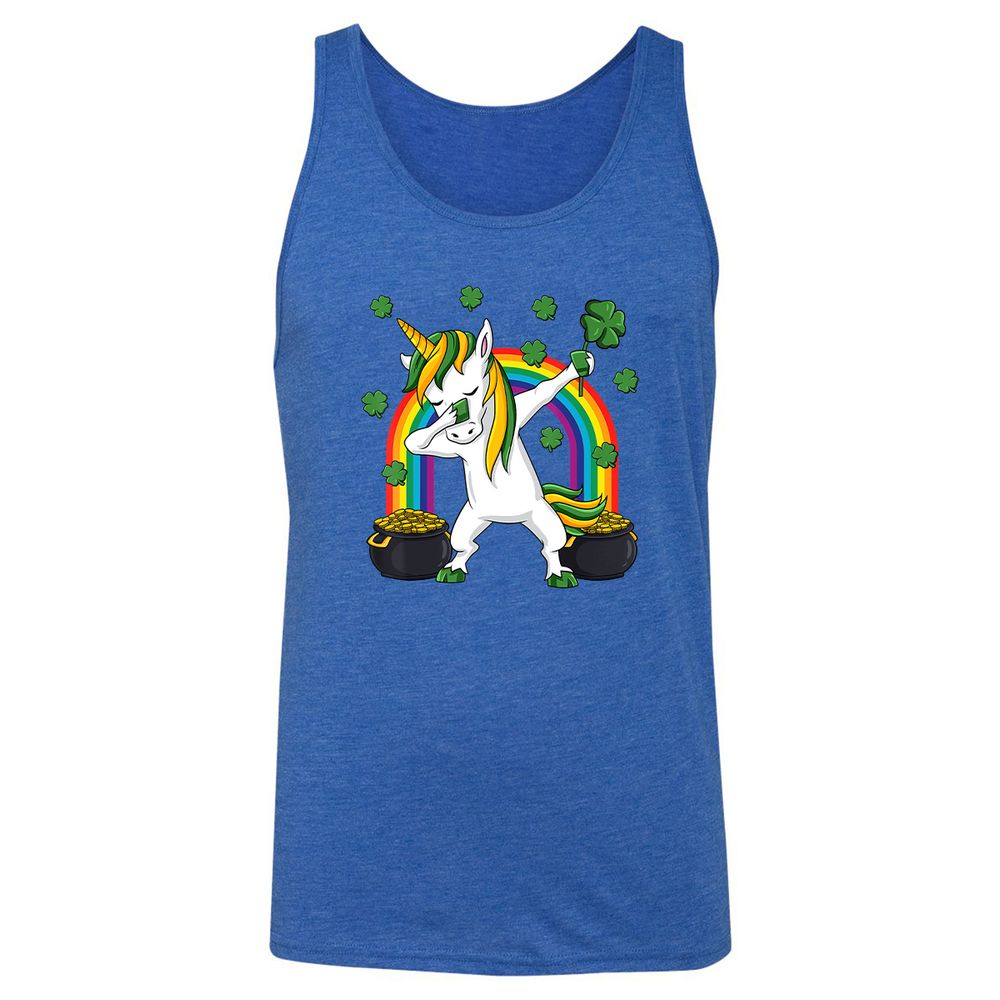 Unisex Jersey Tank - 7FWYRSTQ - True Royal Triblend - 12