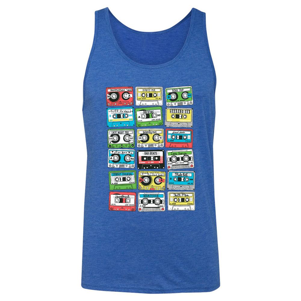 Unisex Jersey Tank - A6P5G3JW - True Royal Triblend - 12