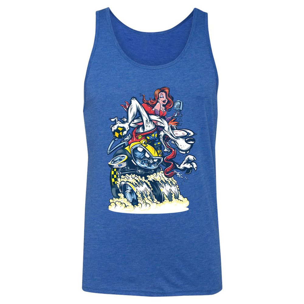 Unisex Jersey Tank - BVKSUKCR - True Royal Triblend - 12