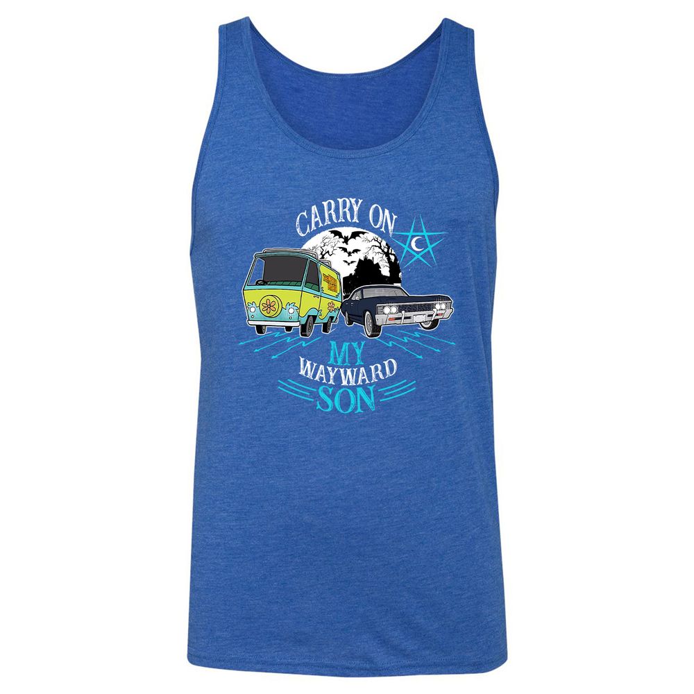 Unisex Jersey Tank - X1CE51QF - True Royal Triblend - 12