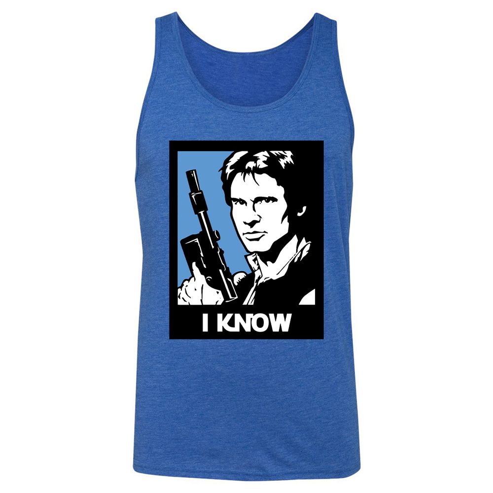 Unisex Jersey Tank - HYMQAD3L - True Royal Triblend - 12