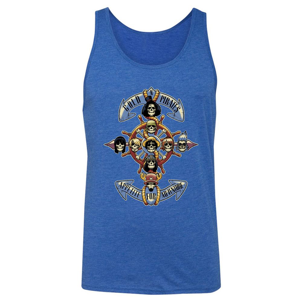 Unisex Jersey Tank - DBLR9D83 - True Royal Triblend - 12