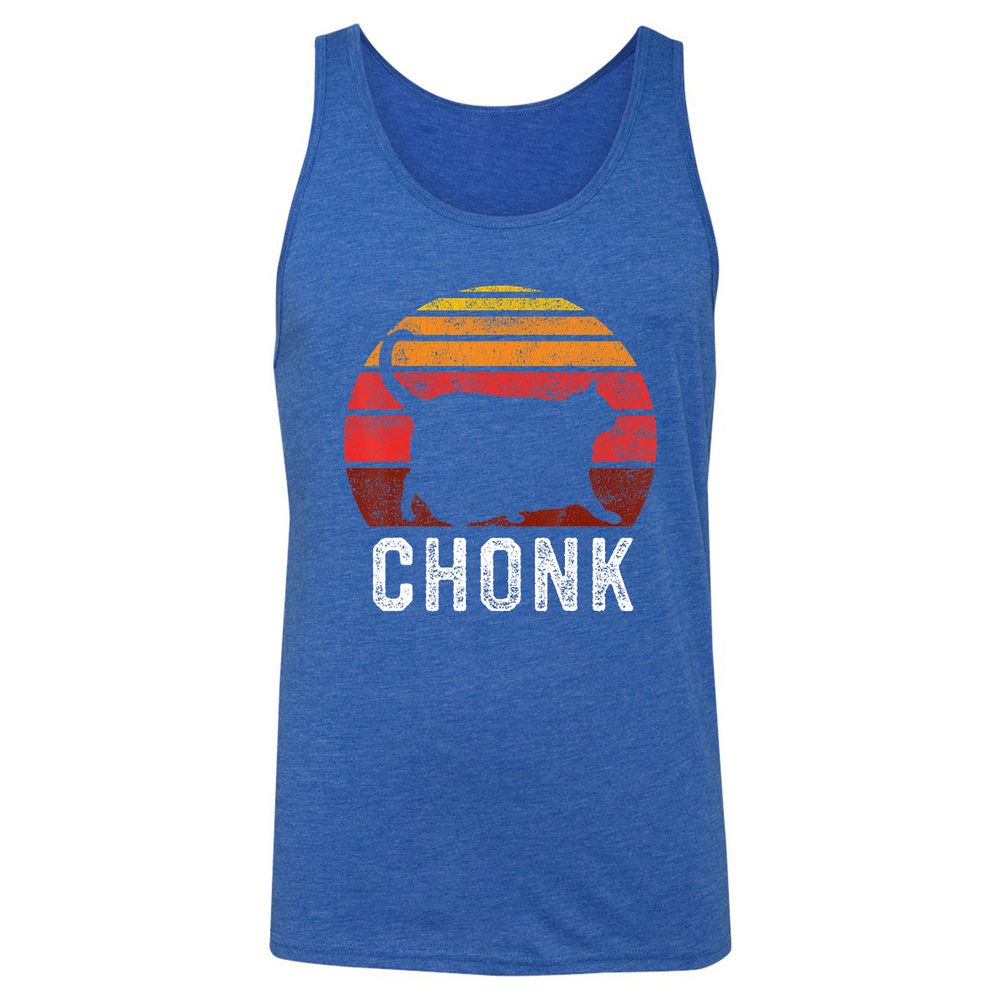 Unisex Jersey Tank - 4CPR61DH - True Royal Triblend - 12