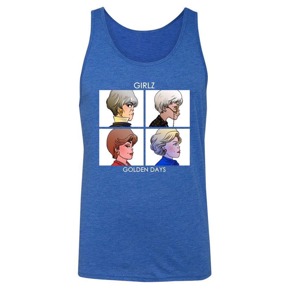 Unisex Jersey Tank - YU3RYV8M - True Royal Triblend - 12